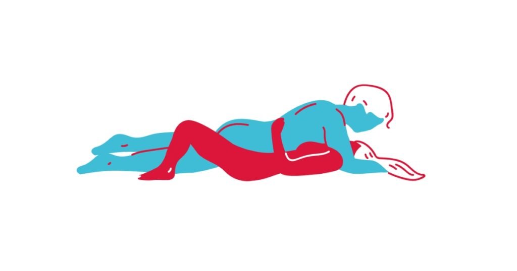 Picture of a missionary sex position.