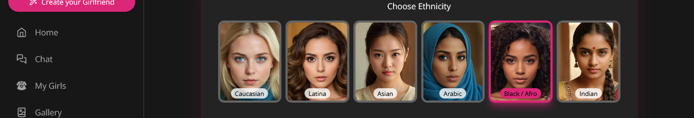 FantasyGF ethnicity