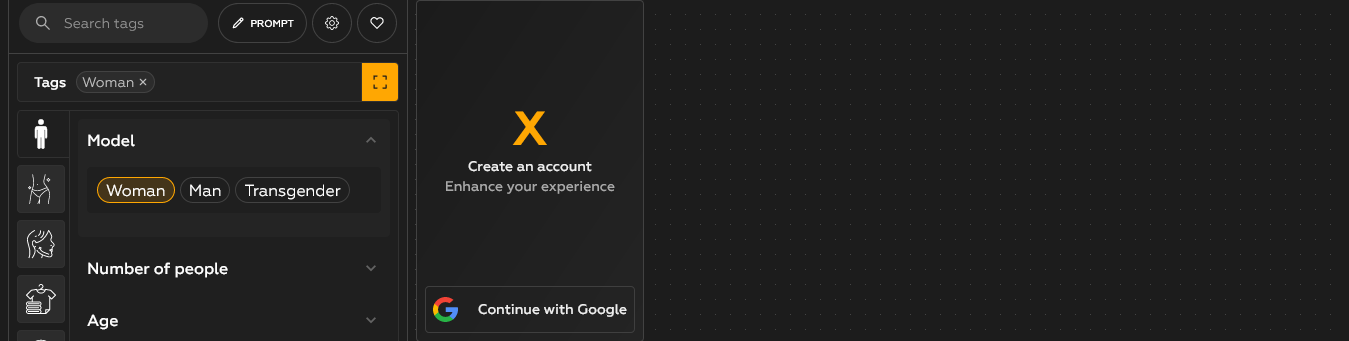 Create a PornX account