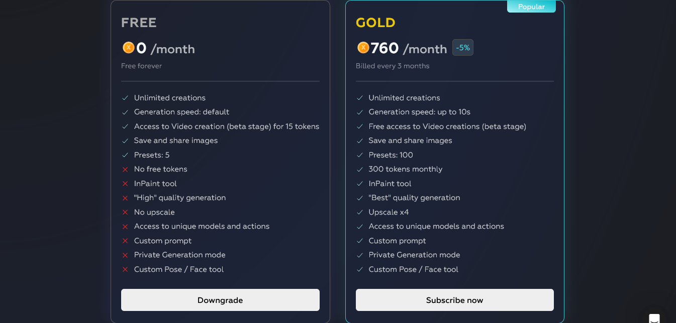 PornX pricing